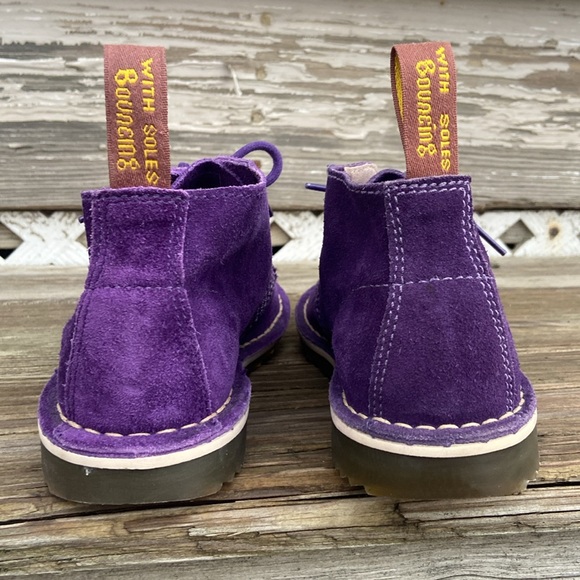 NWOB Dr. Martens Blythe Purple Suede 2-Eyelet Desert Chukka Boot Women's Size 6 - Picture 2 of 13